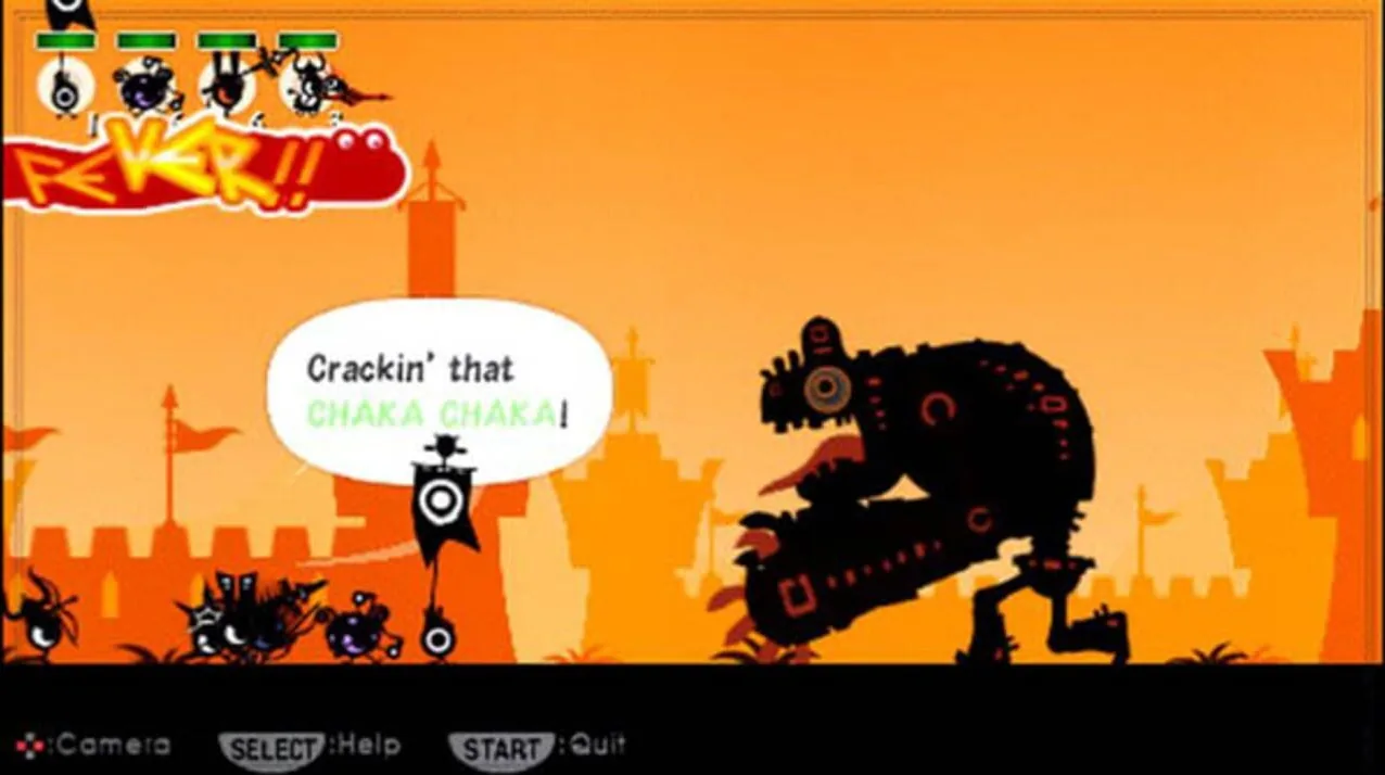Patapon gameplay on PlayStation Portable