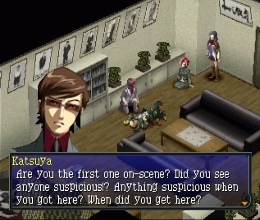 Persona 2: Eternal Punishment gameplay on PlayStation Portable