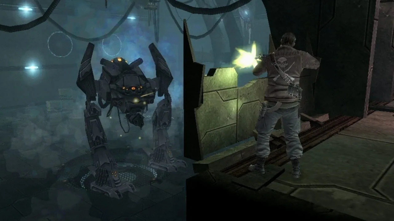 Resistance: Retribution gameplay on PlayStation Portable