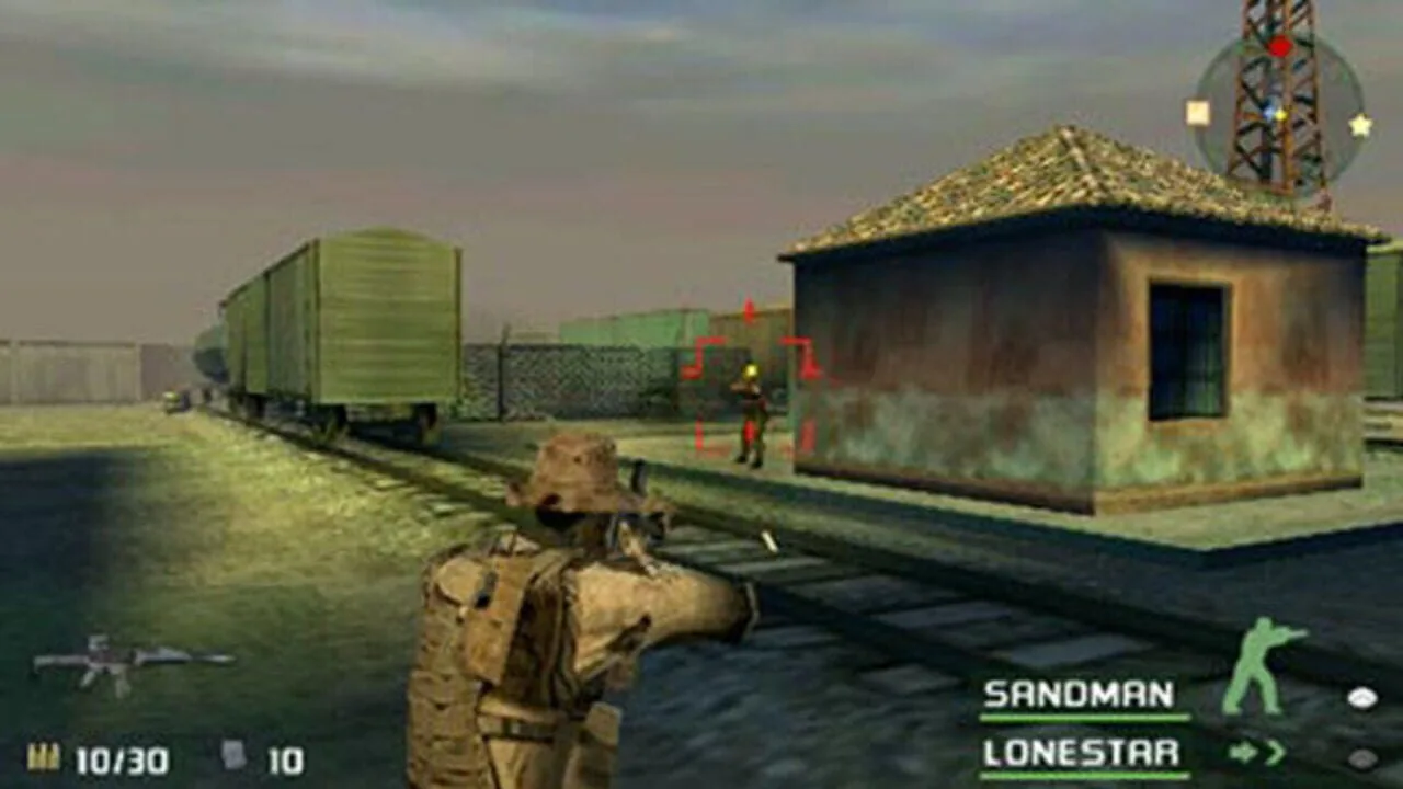 SOCOM: U.S. Navy SEALs Fireteam Bravo gameplay on PlayStation Portable