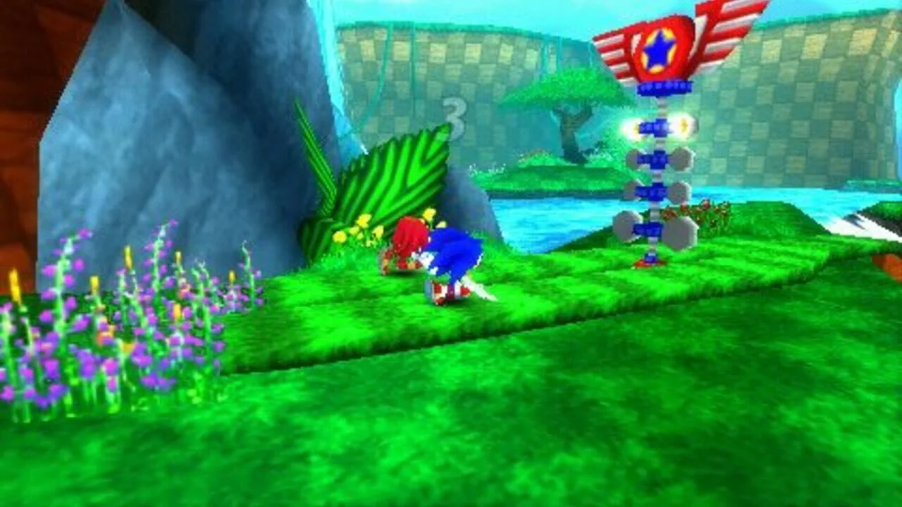 Sonic Rivals Double Rivals Attack Pack gameplay on PlayStation Portable