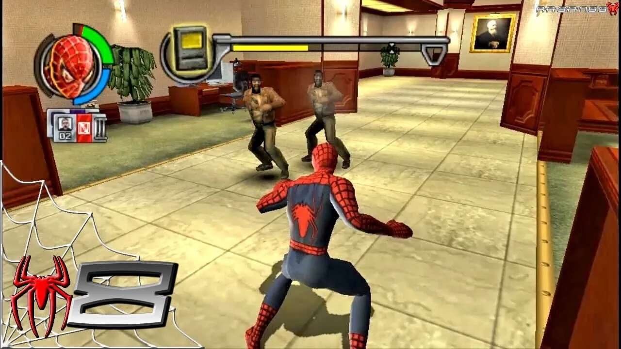 Spider-Man 2 gameplay on PlayStation Portable