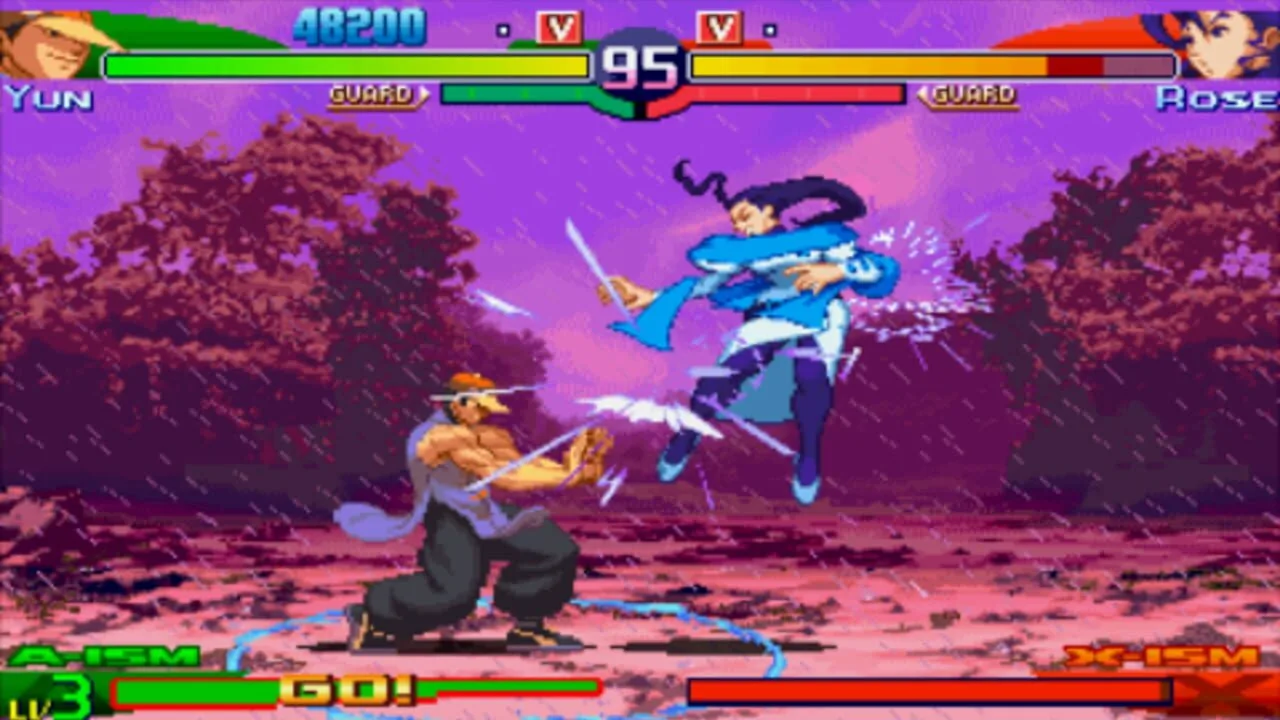 Street Fighter Alpha 3 MAX gameplay on PlayStation Portable