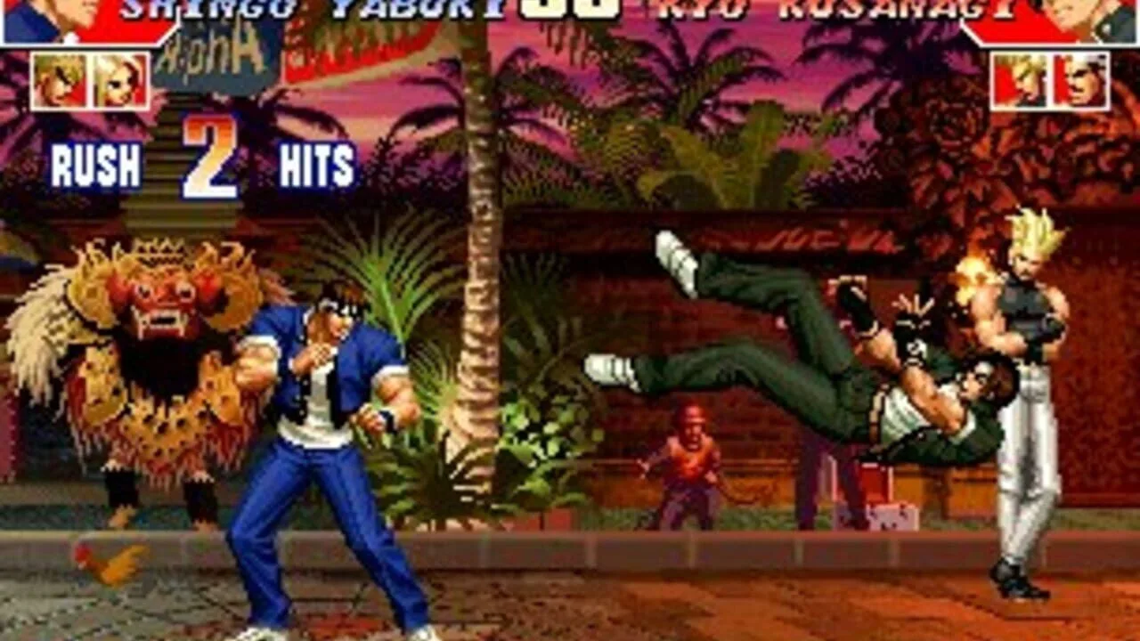 The King of Fighters Collection: The Orochi Saga gameplay on PlayStation Portable