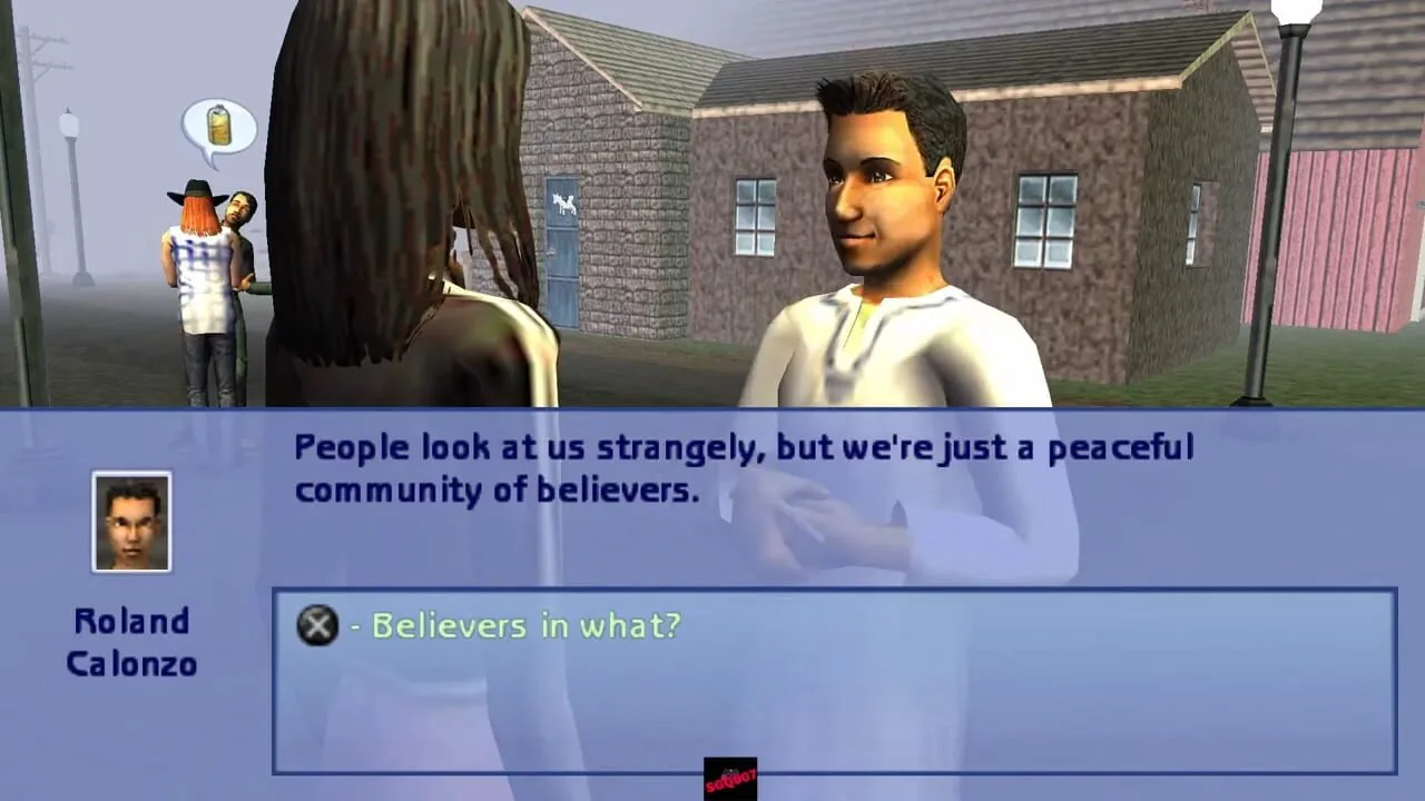 The Sims 2 gameplay on PlayStation Portable