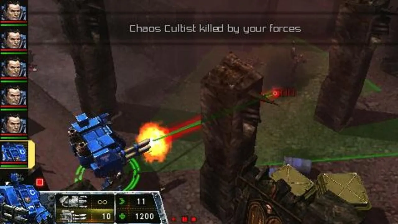 Warhammer 40,000: Squad Command gameplay on PlayStation Portable