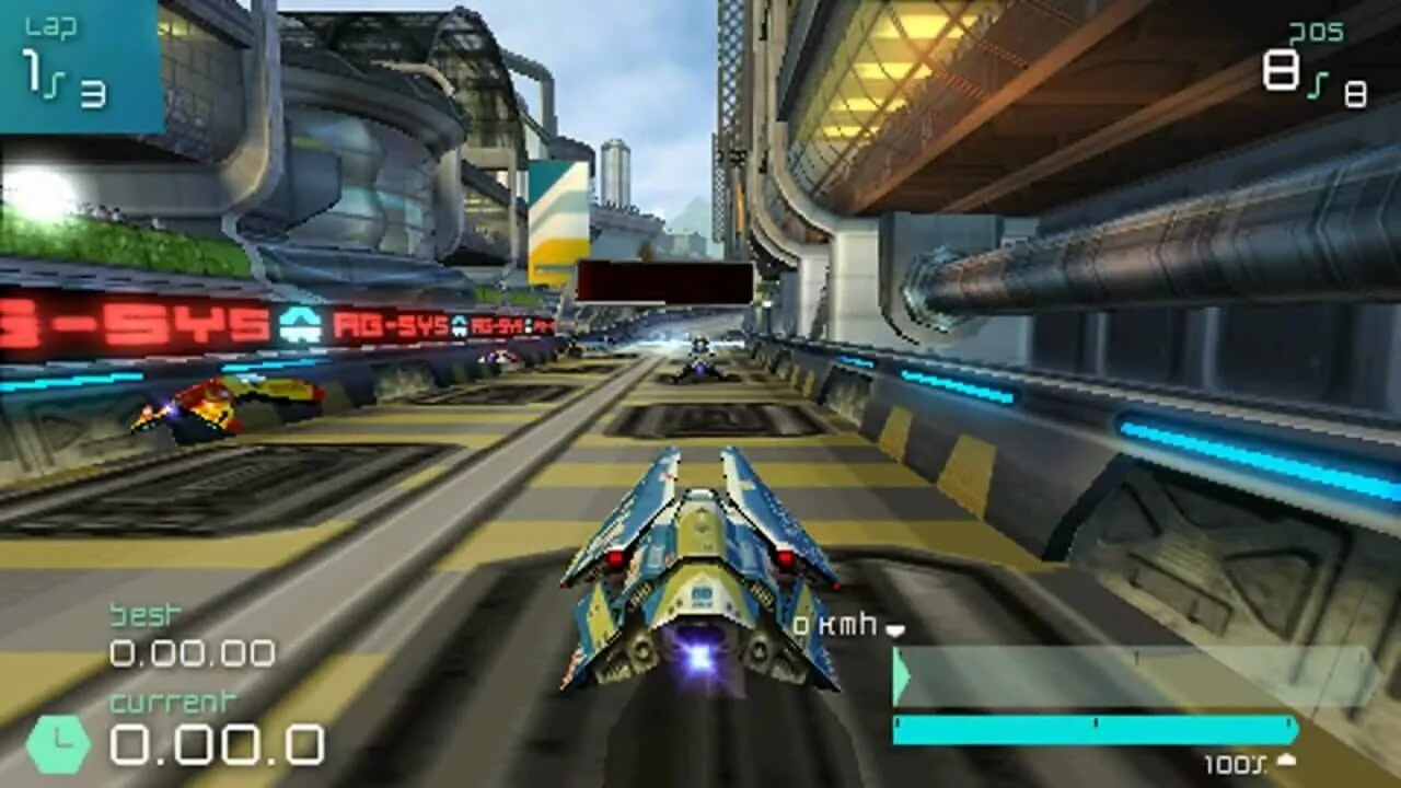 Wipeout Pulse gameplay on PlayStation Portable