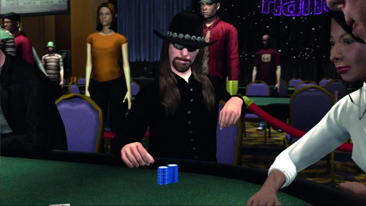World Series of Poker gameplay on PlayStation Portable