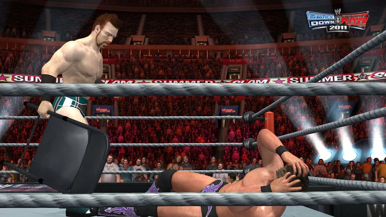 WWE SmackDown vs. Raw 2011 gameplay on PlayStation Portable