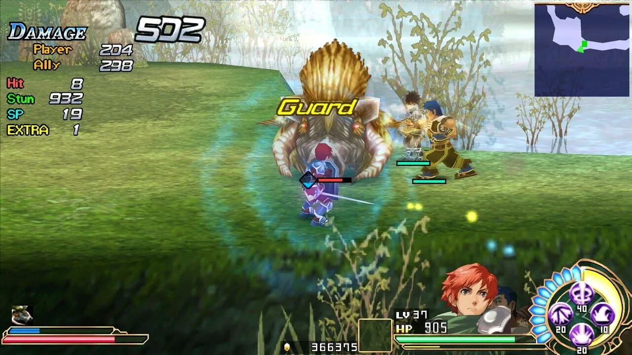 Ys Seven gameplay on PlayStation Portable