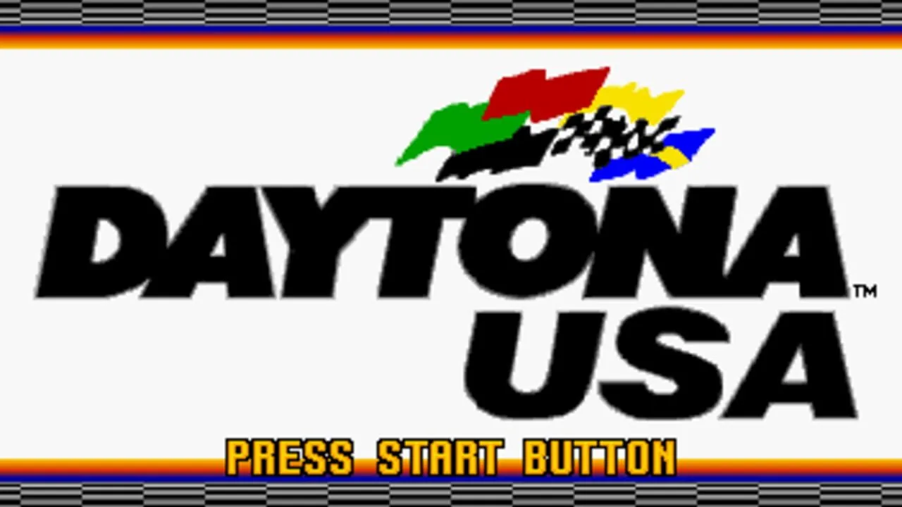 Daytona USA gameplay on Saturn