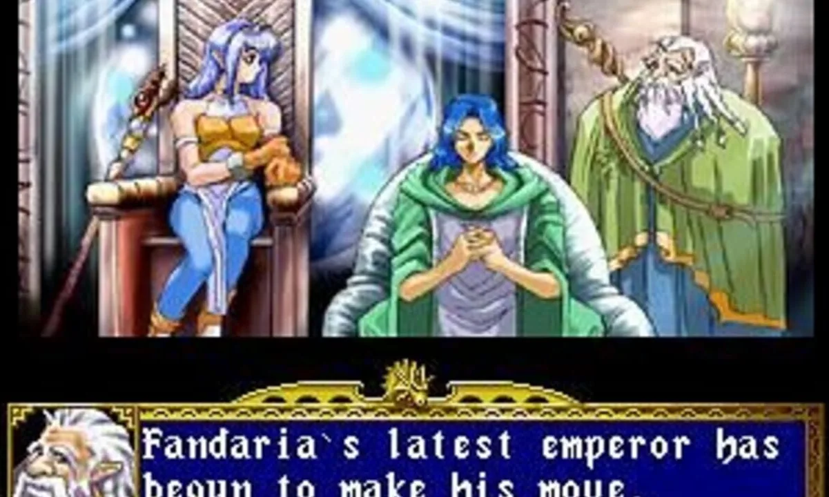 Dragon Force gameplay on Saturn