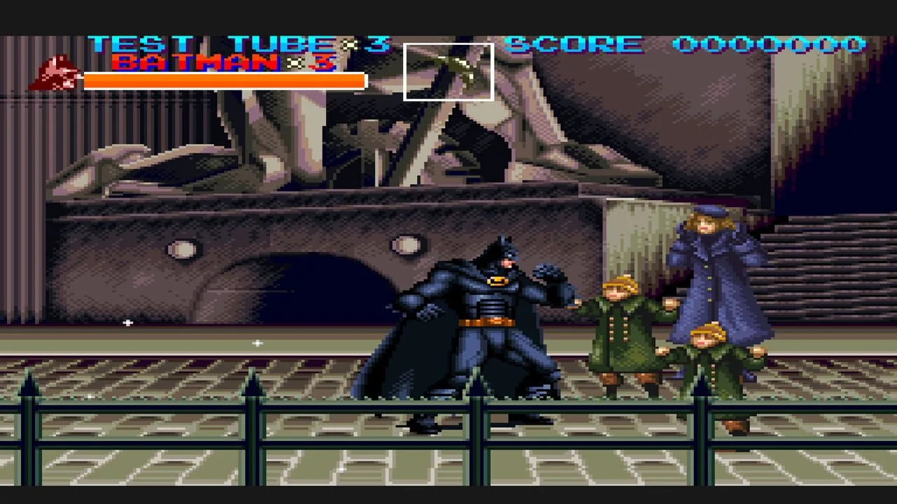 Batman Returns gameplay on Super Nintendo Entertainment System