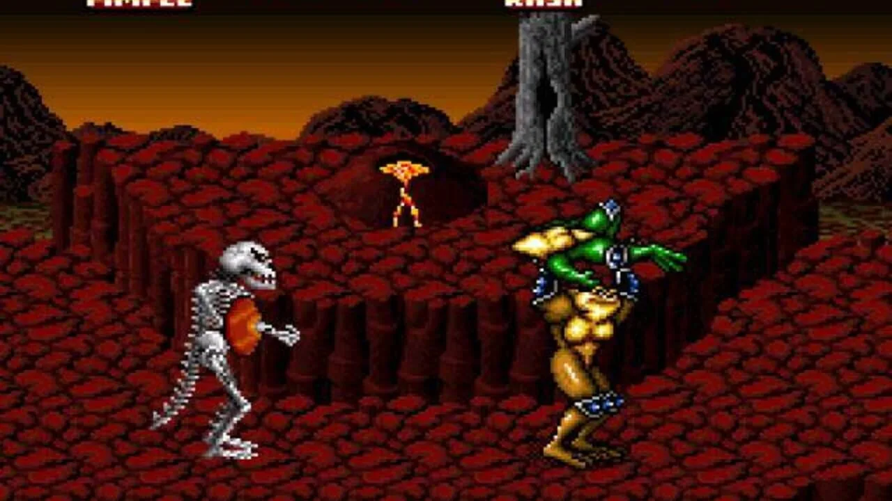 Battletoads in Battlemaniacs gameplay on Super Nintendo Entertainment System