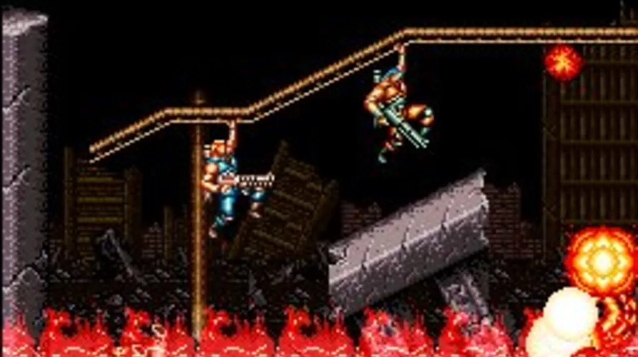 Contra III: The Alien Wars gameplay on Super Nintendo Entertainment System