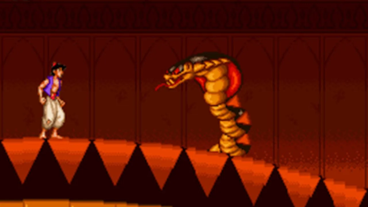 Disney's Aladdin gameplay on Super Nintendo Entertainment System