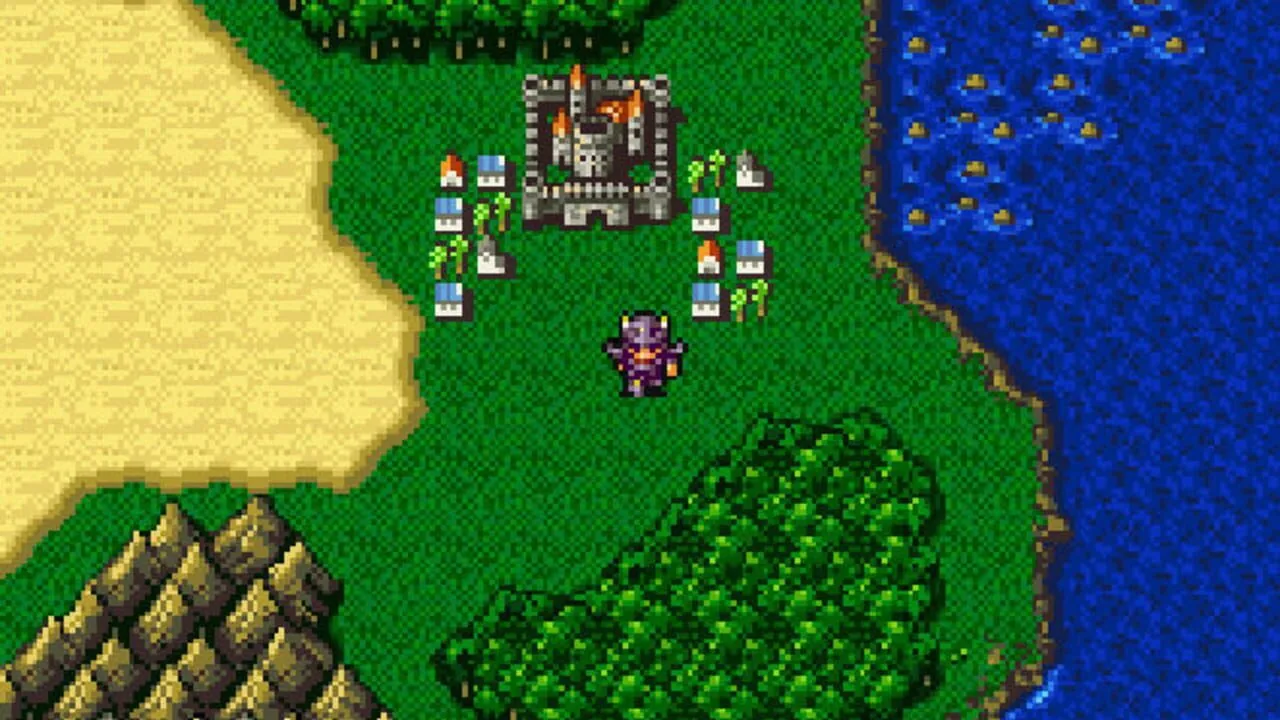 Final Fantasy IV gameplay on Super Nintendo Entertainment System