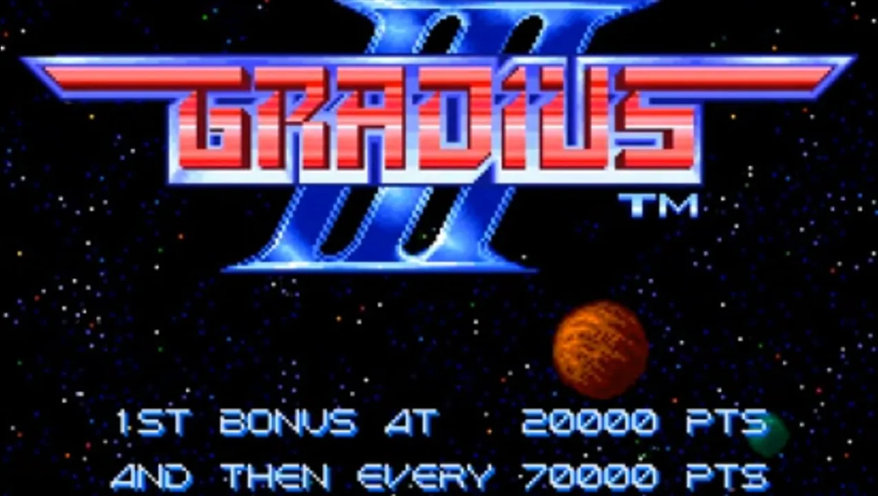 Gradius III gameplay on Super Nintendo Entertainment System