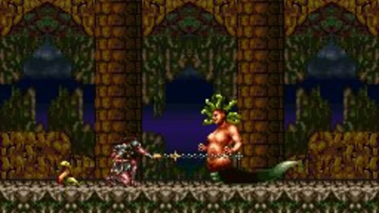 Super Castlevania IV gameplay on Super Nintendo Entertainment System