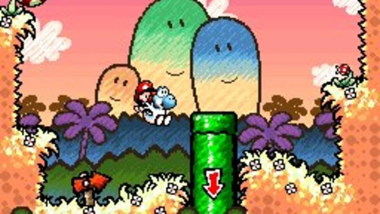 Super Mario World 2: Yoshi's Island gameplay on Super Nintendo Entertainment System