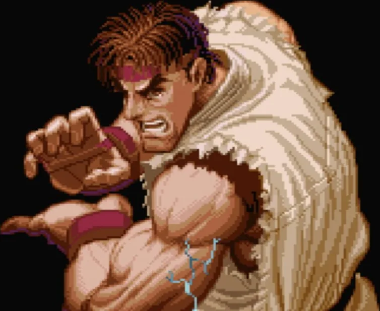 Super Street Fighter II gameplay on Super Nintendo Entertainment System
