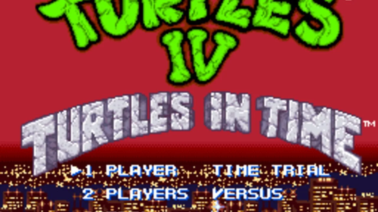 Teenage Mutant Ninja Turtles IV: Turtles in Time gameplay on Super Nintendo Entertainment System