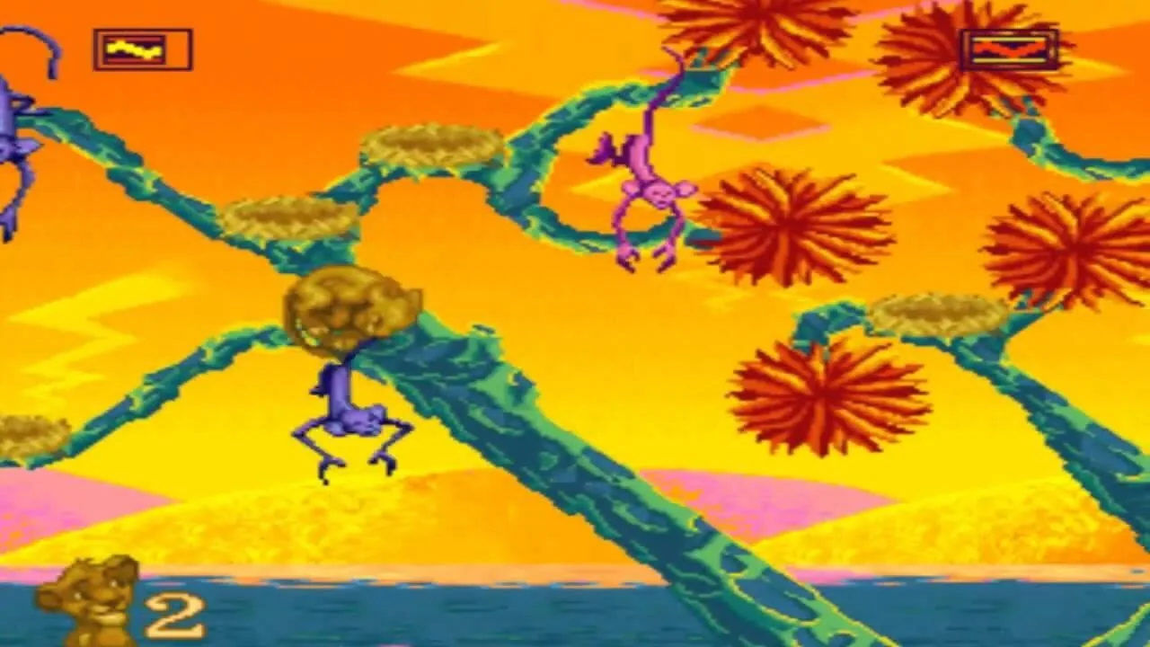 The Lion King gameplay on Super Nintendo Entertainment System
