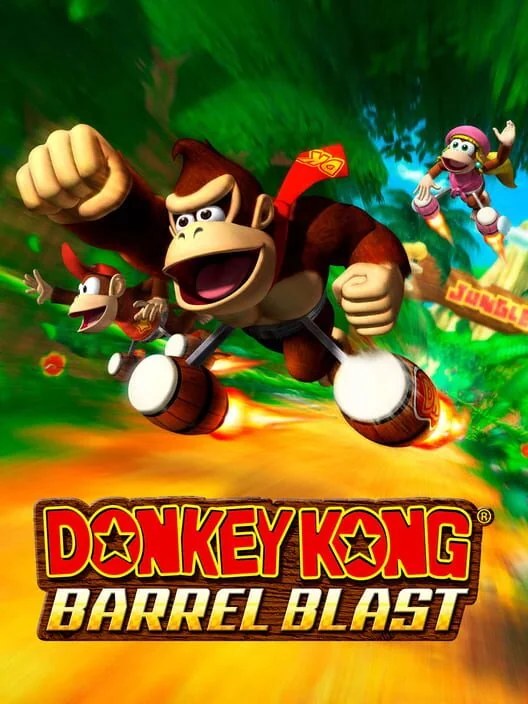 Donkey Kong Barrel Blast box art