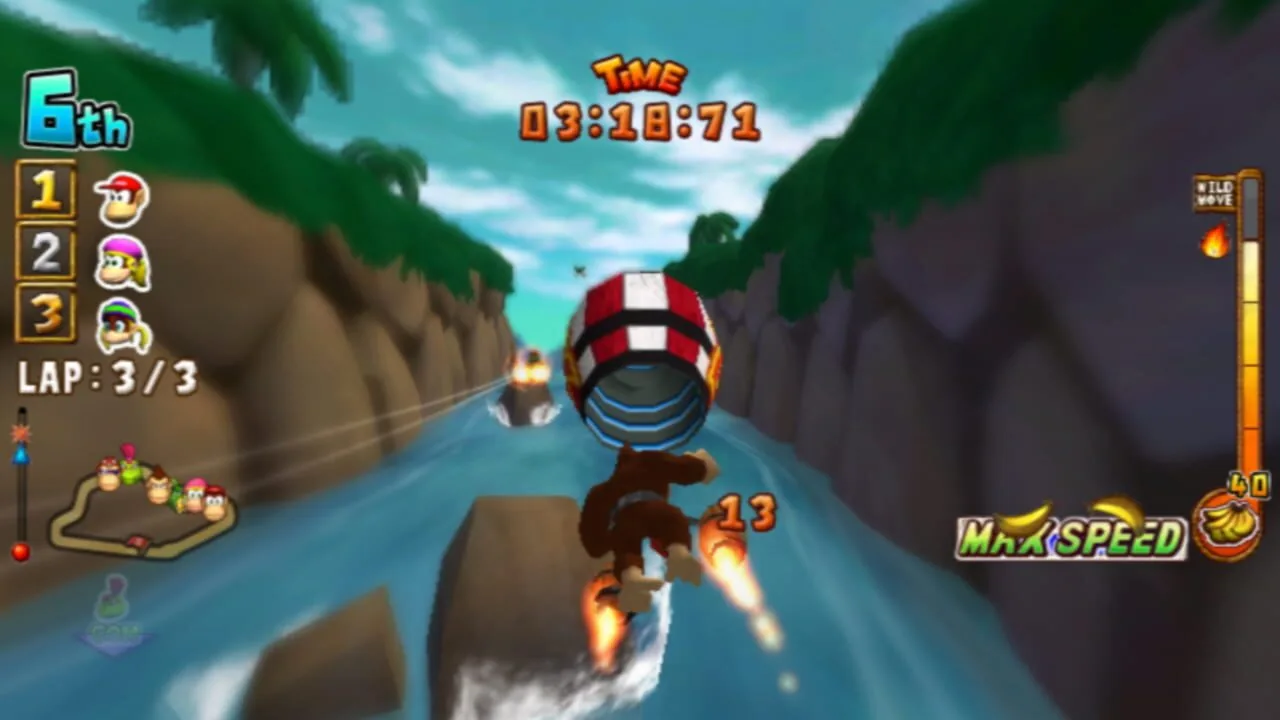 Donkey Kong Barrel Blast screenshot 2