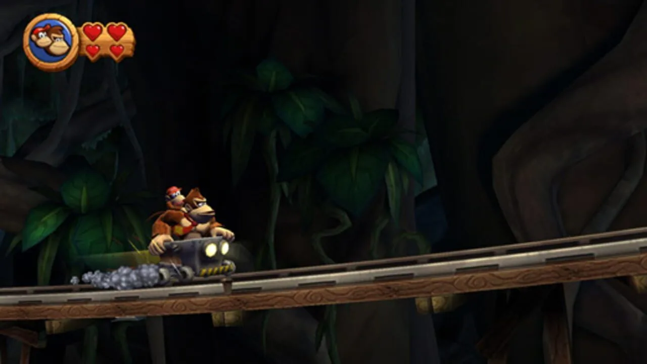 Donkey Kong Country Returns gameplay on Wii