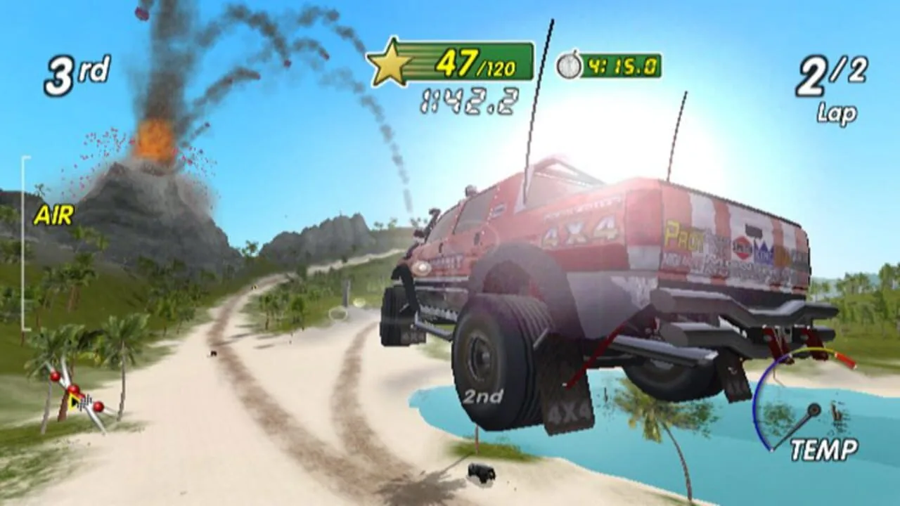 Excite Truck gameplay on Wii