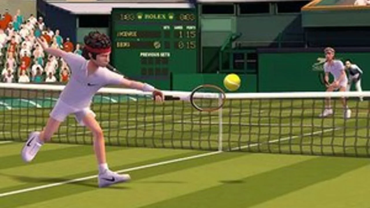Grand Slam Tennis gameplay on Wii