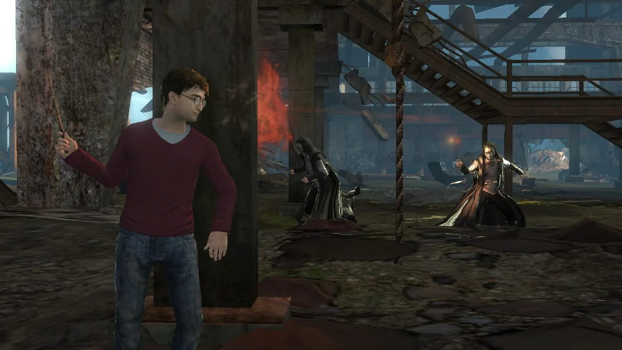Harry Potter and the Deathly Hallows: Part 1 gameplay on Wii