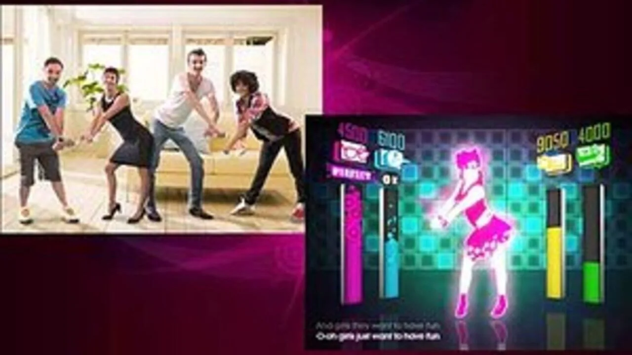 Just Dance gameplay on Wii