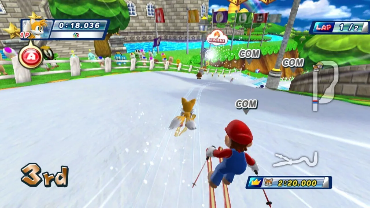 Mario & Sonic at the Olympic Winter Games screenshot 1