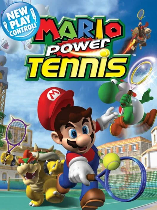Mario Power Tennis box art