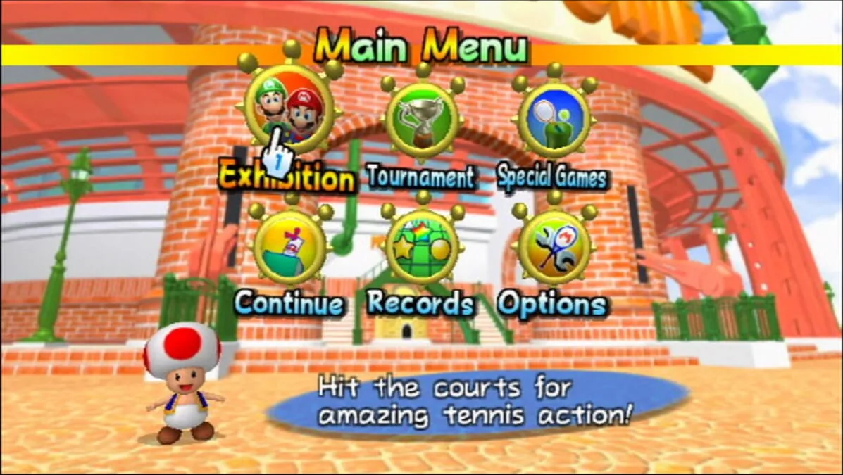 Mario Power Tennis screenshot 2