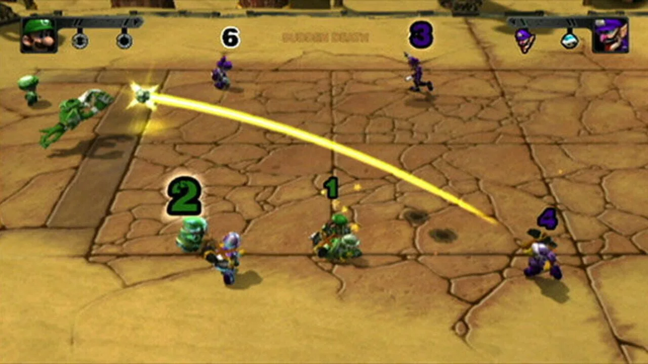 Mario Strikers Charged screenshot 1