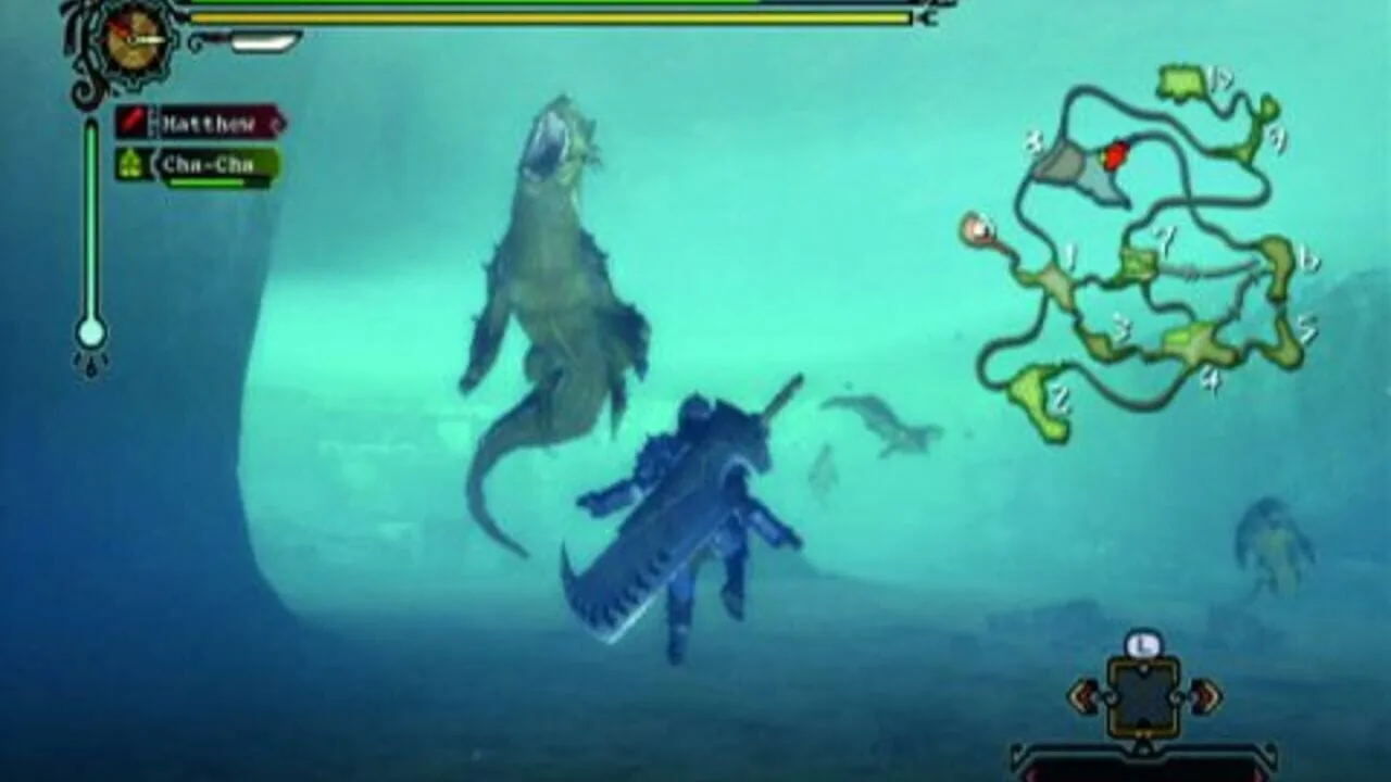 Monster Hunter Tri gameplay on Wii