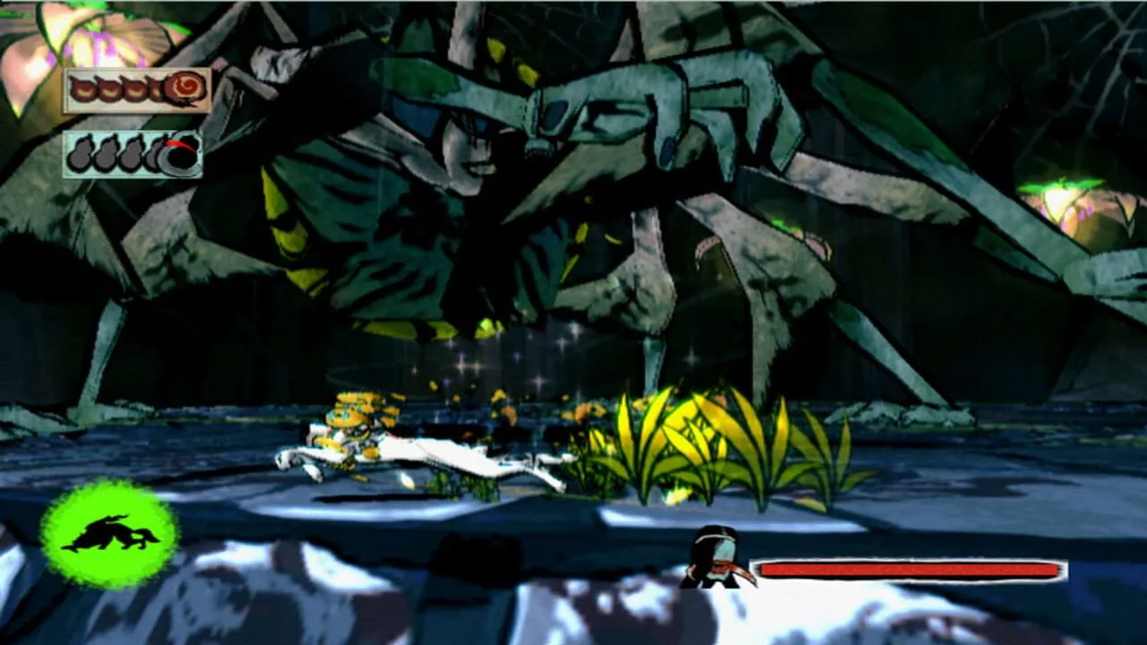Ōkami gameplay on Wii