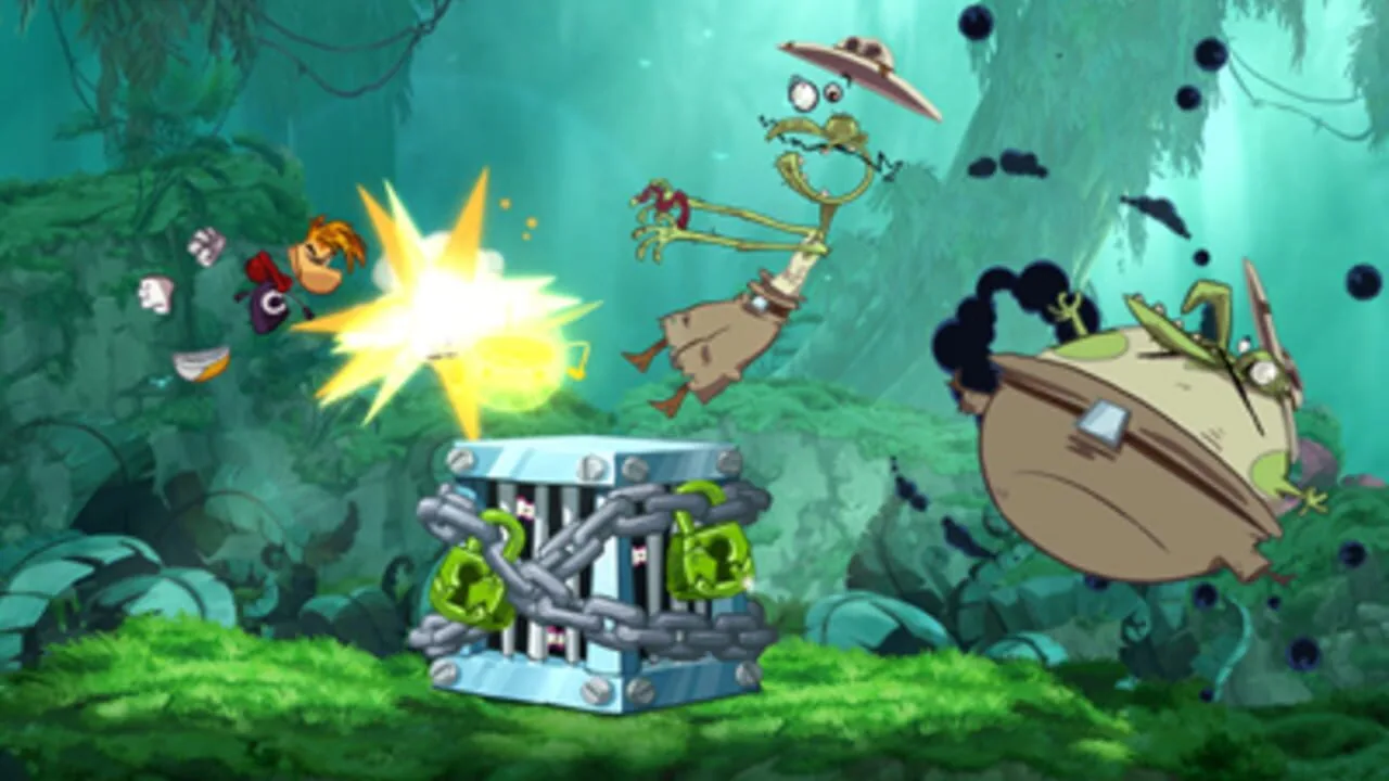 Rayman Origins gameplay on Wii