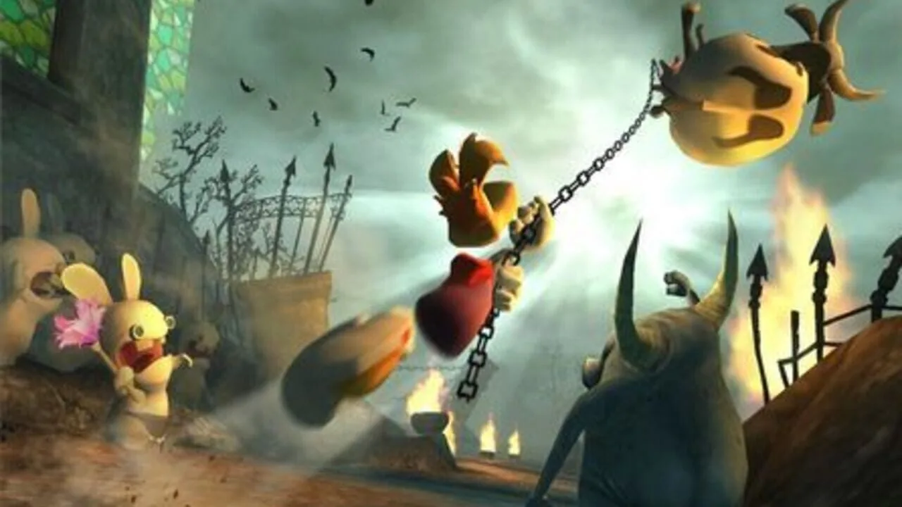 Rayman Raving Rabbids screenshot 1