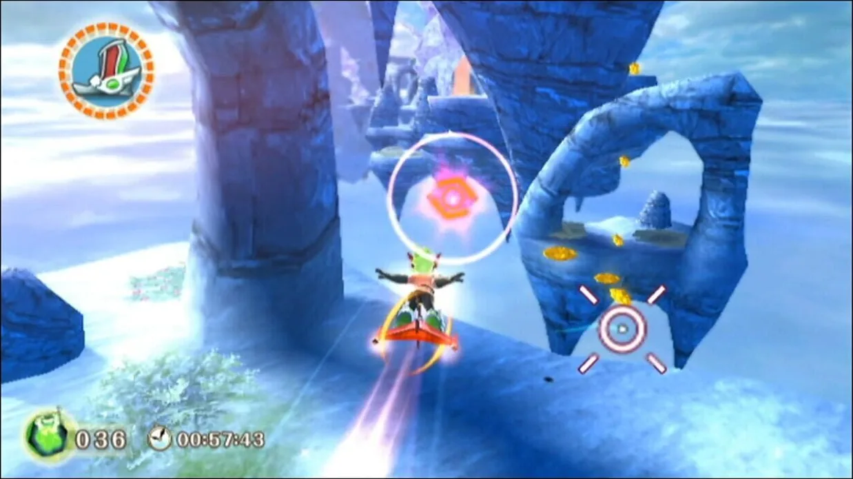 Rodea the Sky Soldier gameplay on Wii