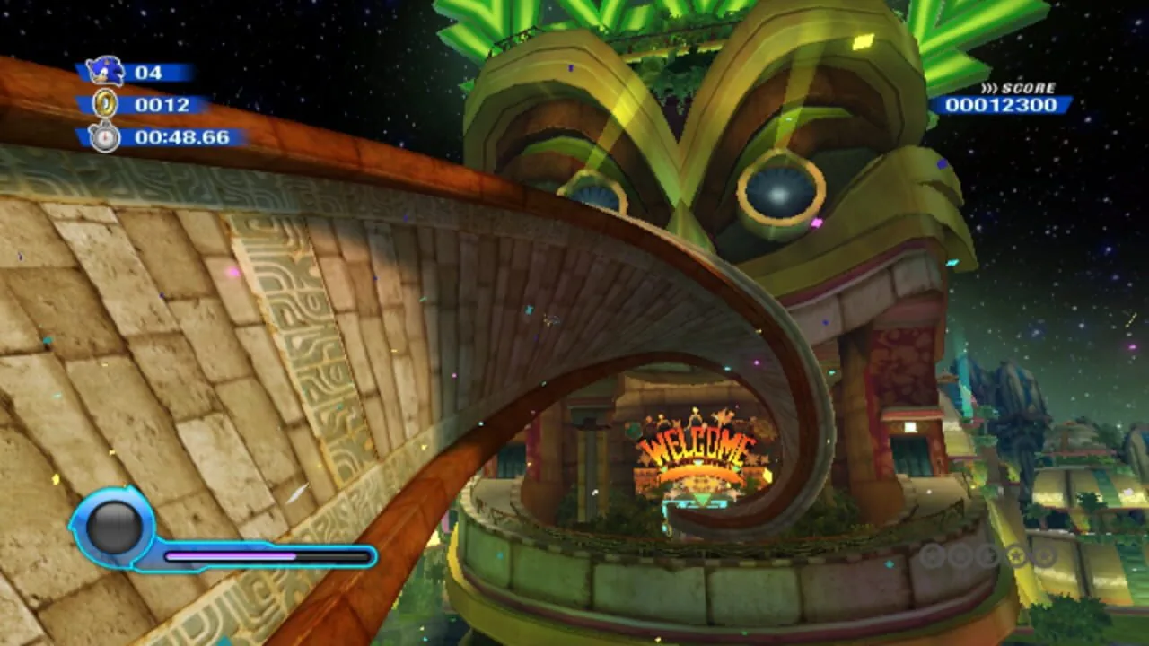 Sonic Colors gameplay on Wii