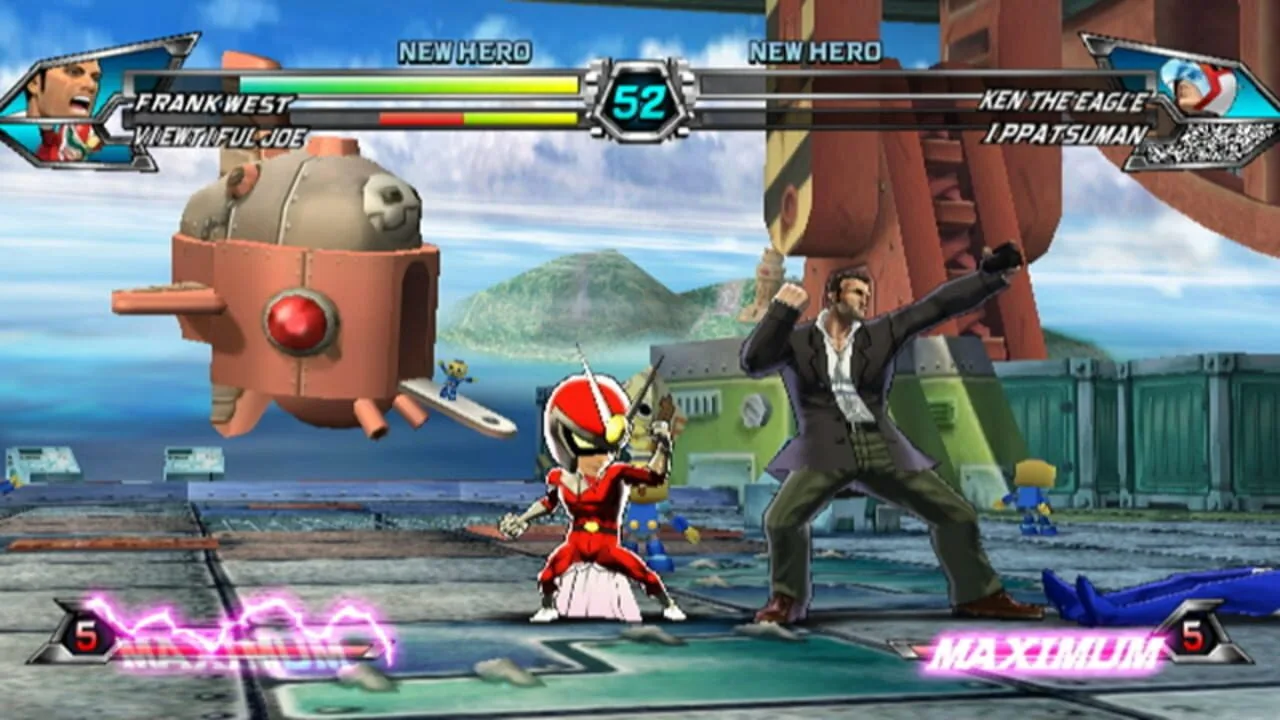 Tatsunoko vs. Capcom gameplay on Wii