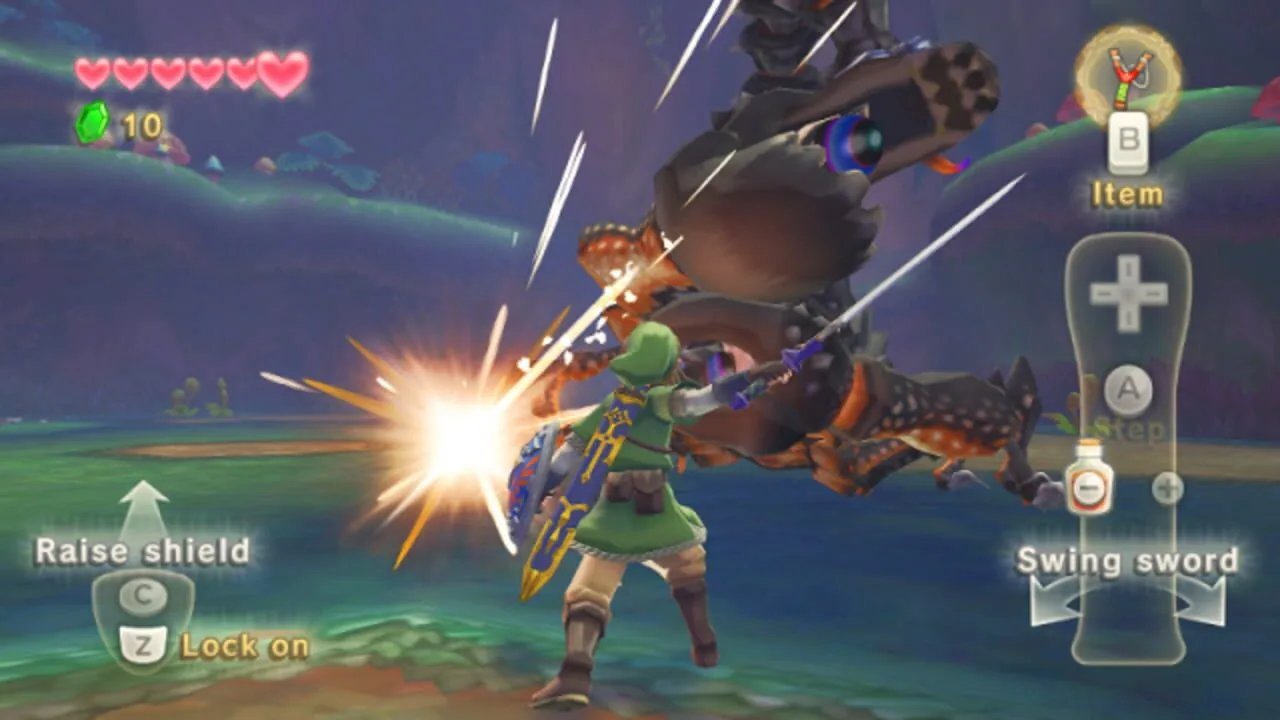 The Legend of Zelda: Skyward Sword gameplay on Wii