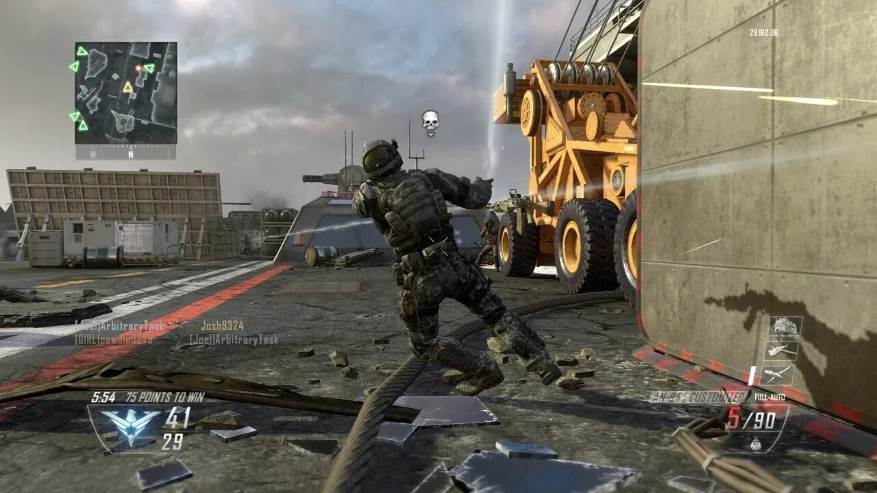 Call of Duty: Black Ops II gameplay on Wii U
