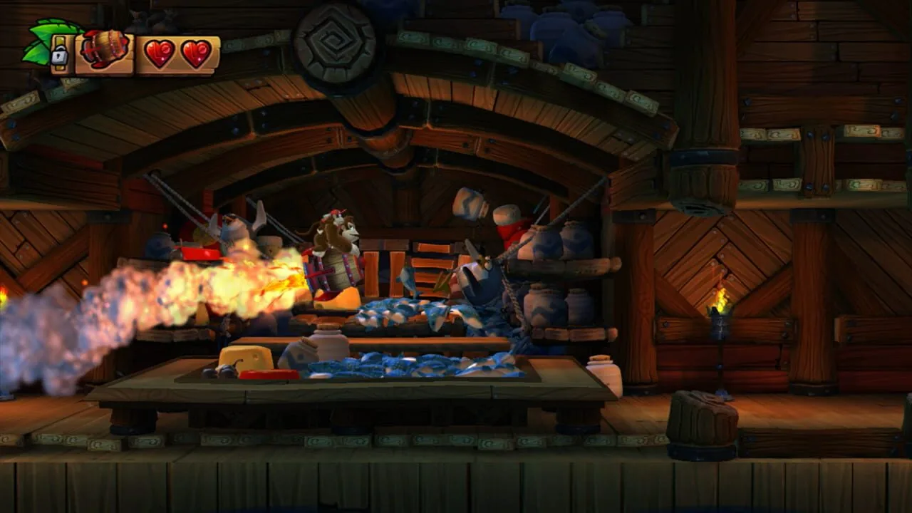 Donkey Kong Country: Tropical Freeze gameplay on Wii U