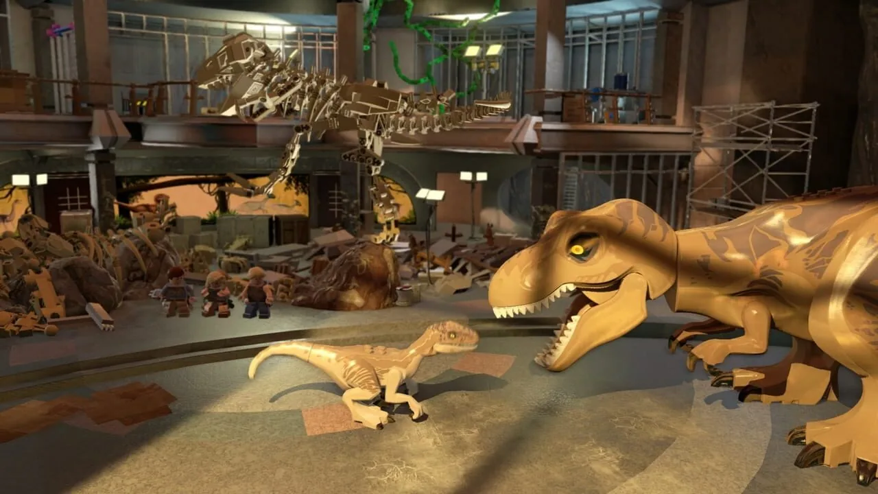 LEGO Jurassic World gameplay on Wii U