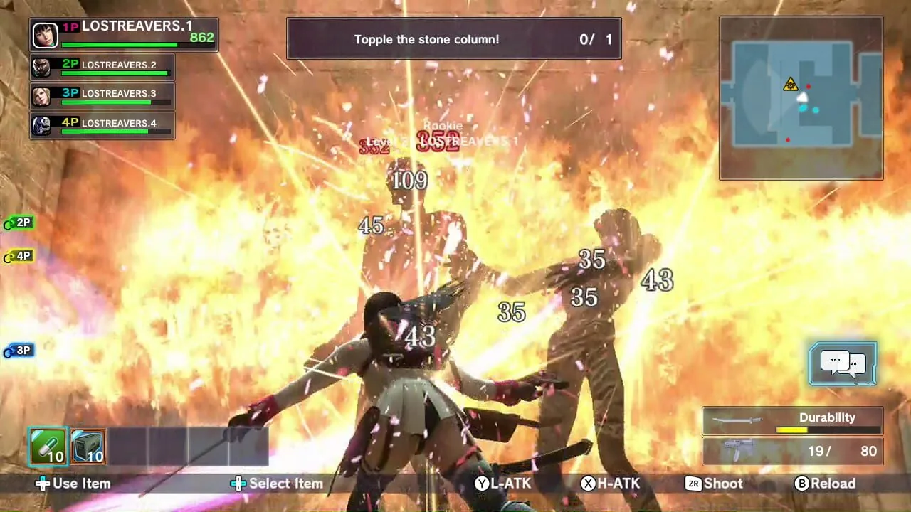 Lost Reavers gameplay on Wii U